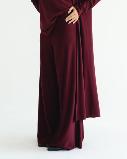 Burgundy Drape Set