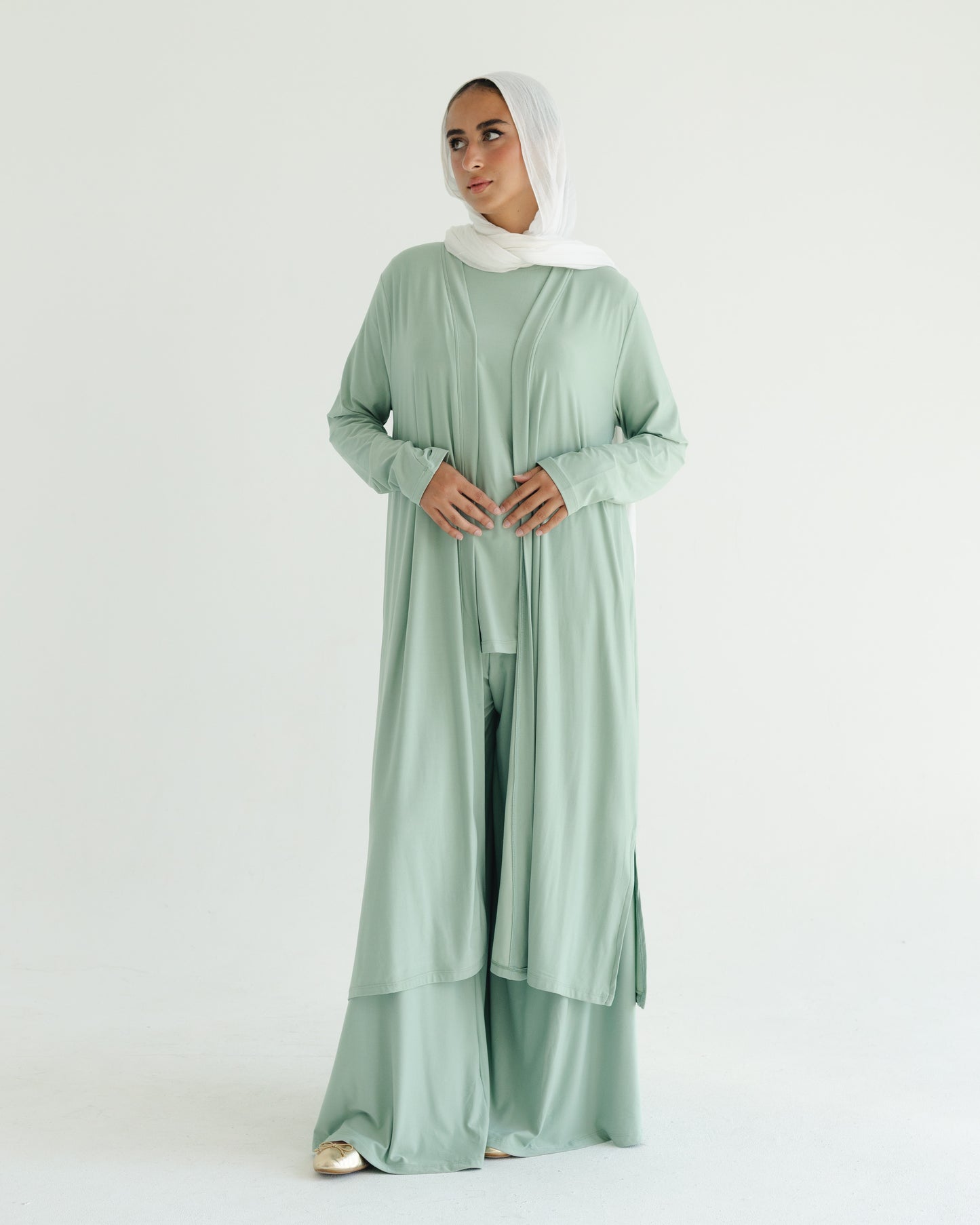 Mint Drape Set