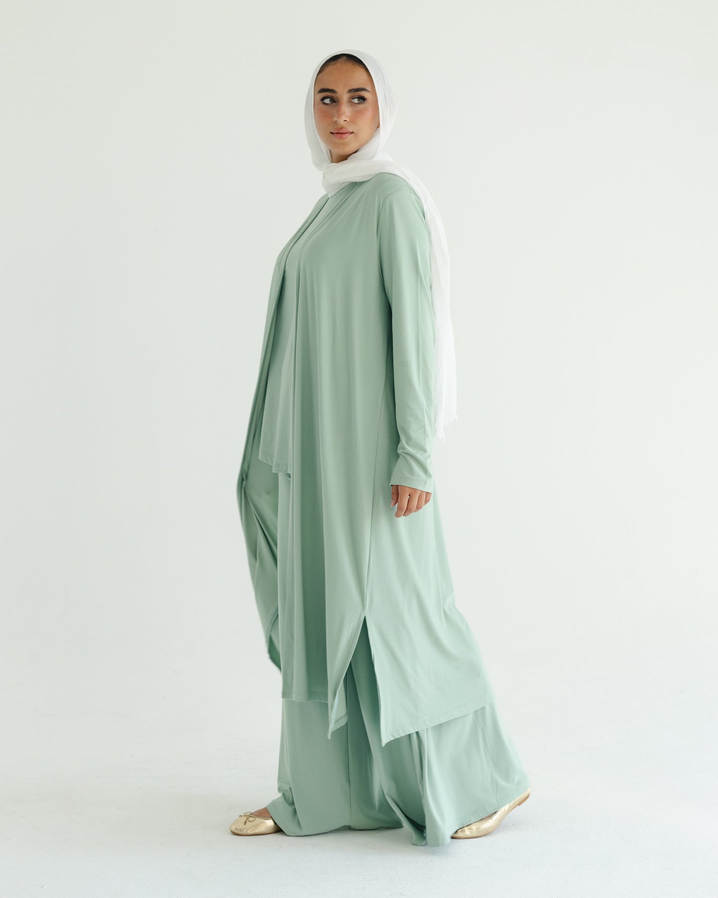 Mint Drape Set