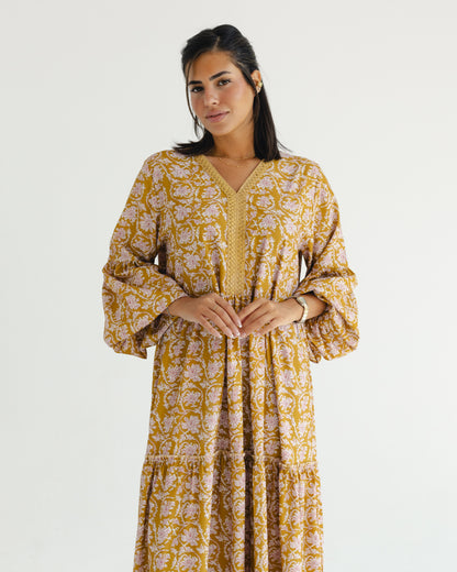 Golden Vine Dress