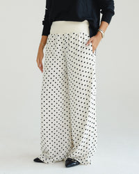 White Polka Dot Pants