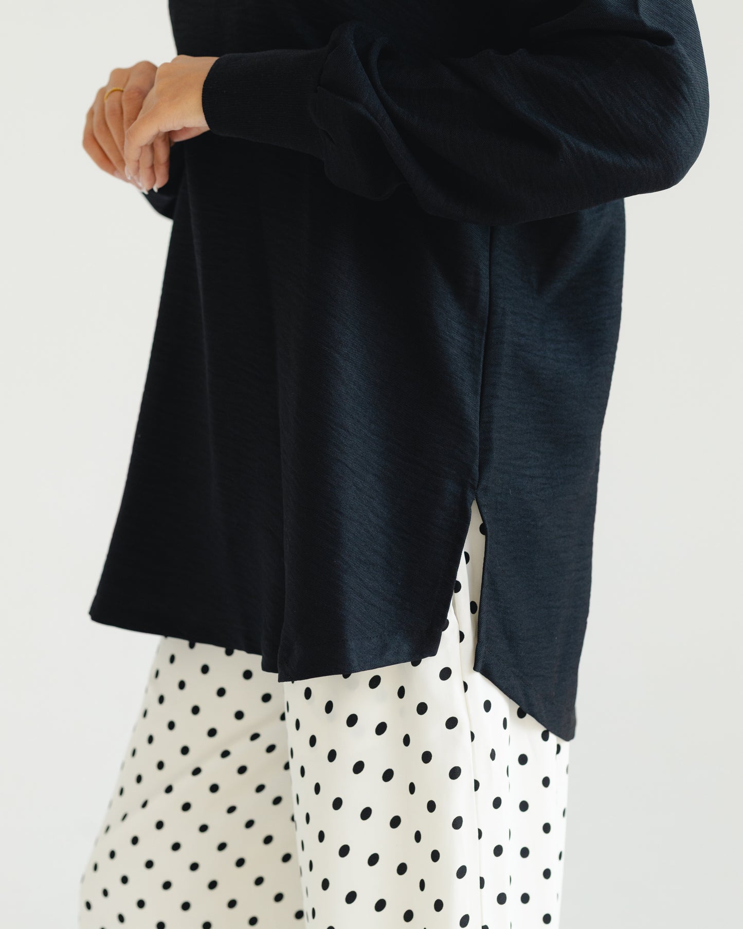 White Polka Dot Pants