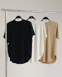 Tan Boxy Tee