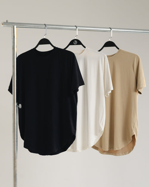 Black Boxy Tee