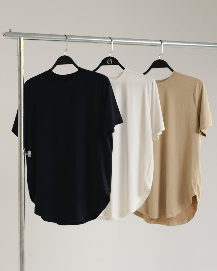 White Boxy Tee