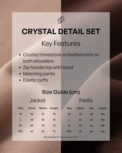 Brown Crystal Detail Set