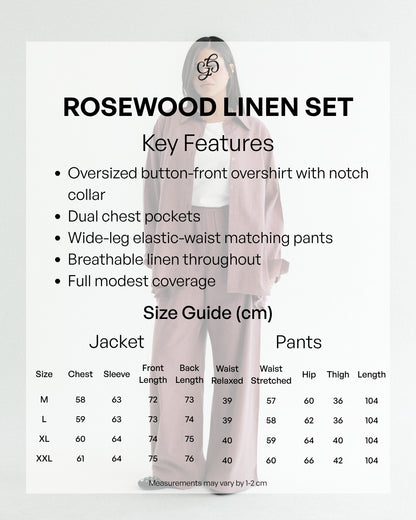 Rosewood Linen Set