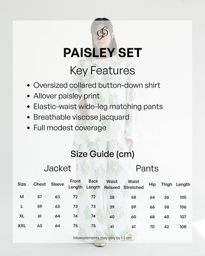 Meadow Paisley Set