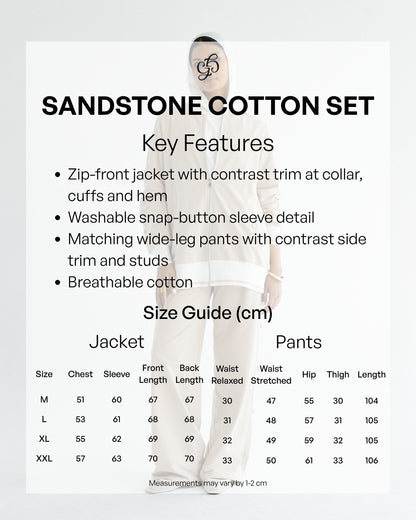 Sandstone Cotton Set