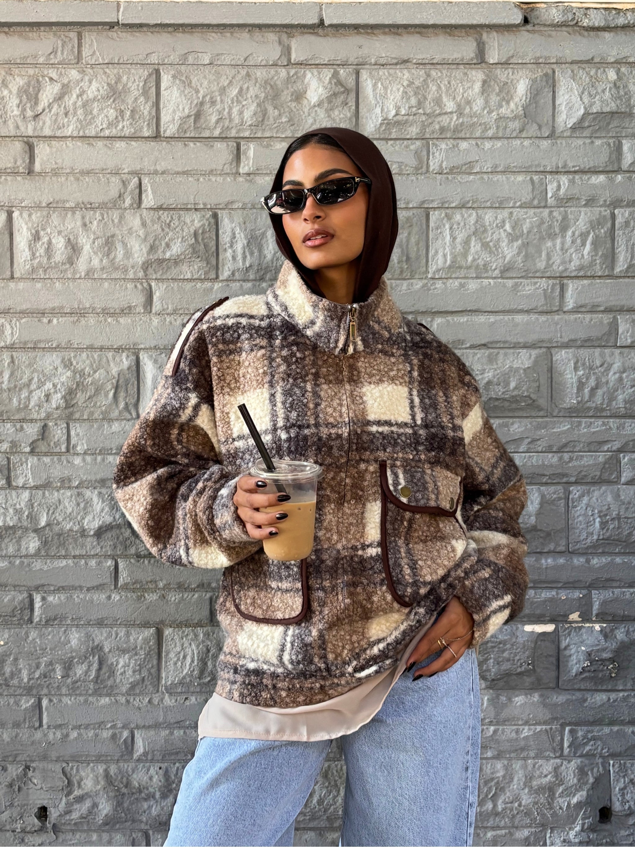 ChestnutCheck Jacket