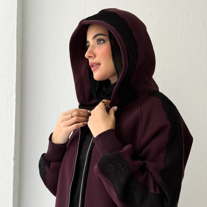 Burgundy Lace Track Set