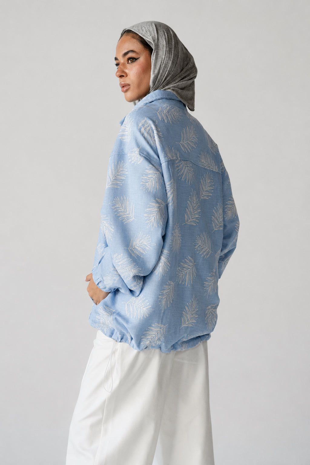 Mist Palm Print Set