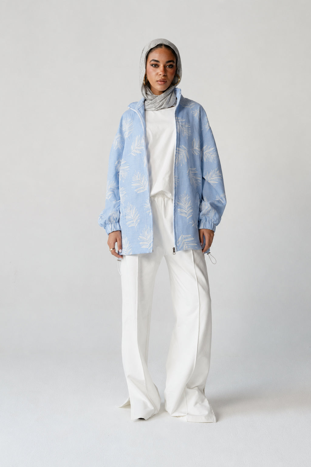 Mist Palm Print Set