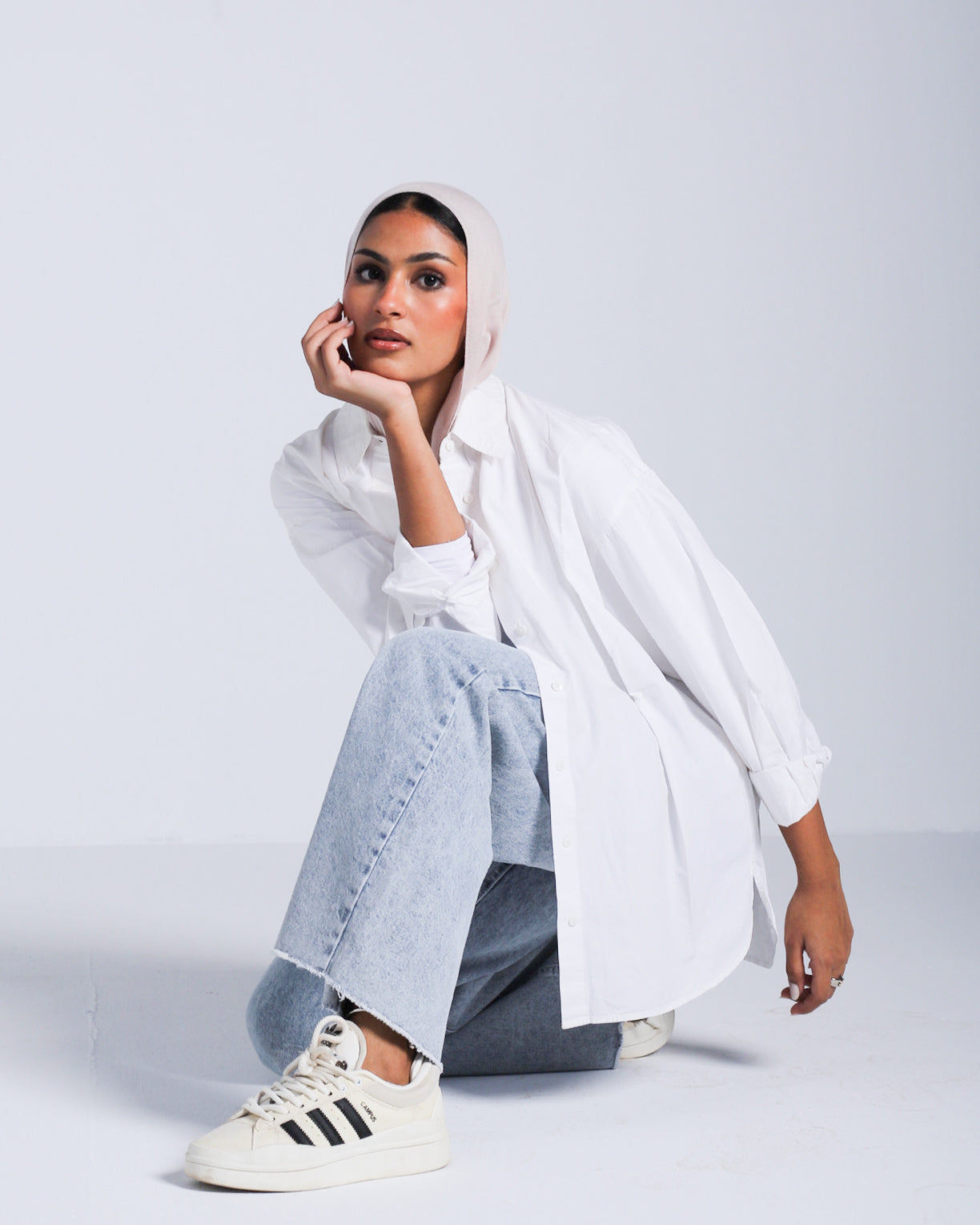 Wide-Leg Denim Pant