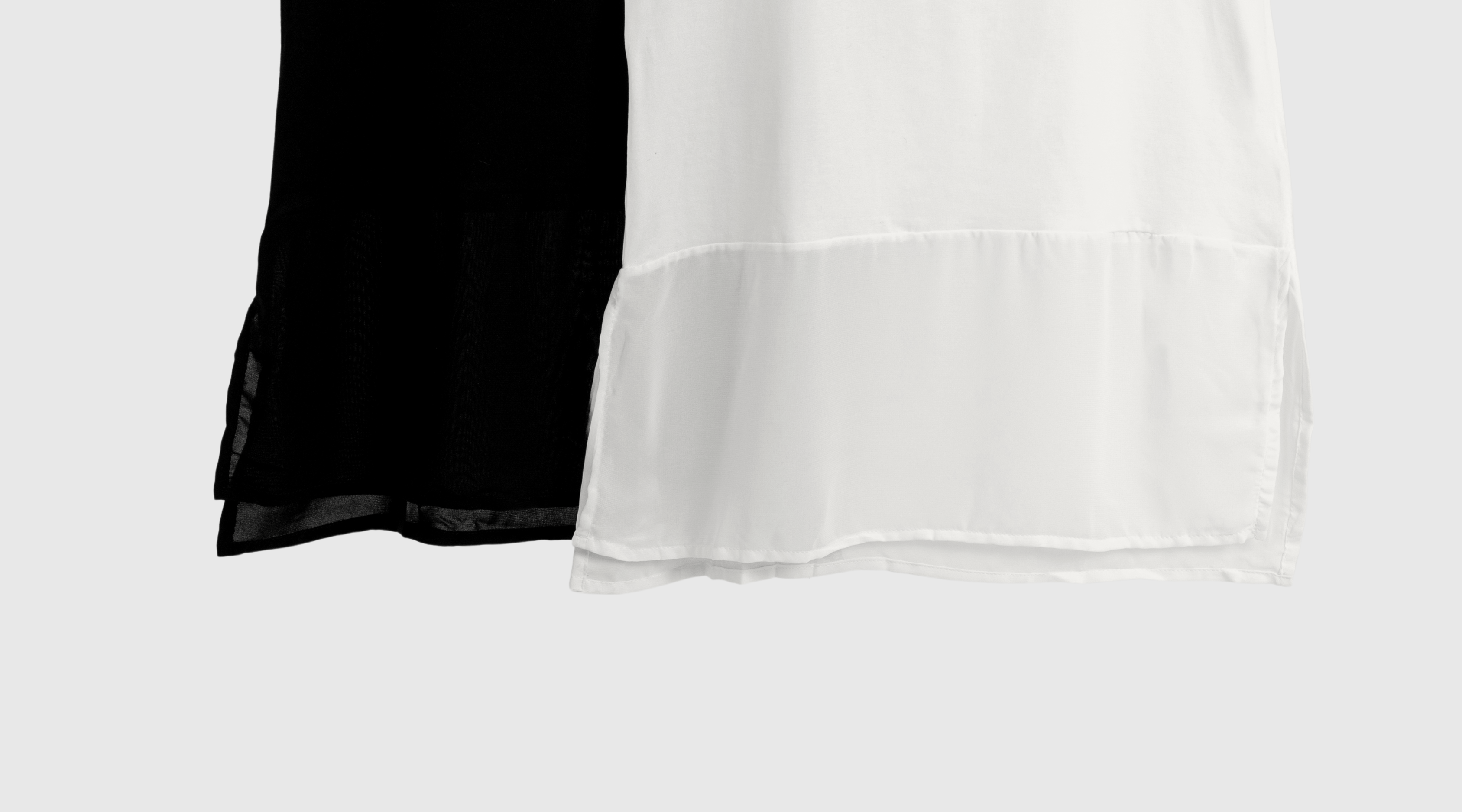 Half & Half Sleeveless Basic