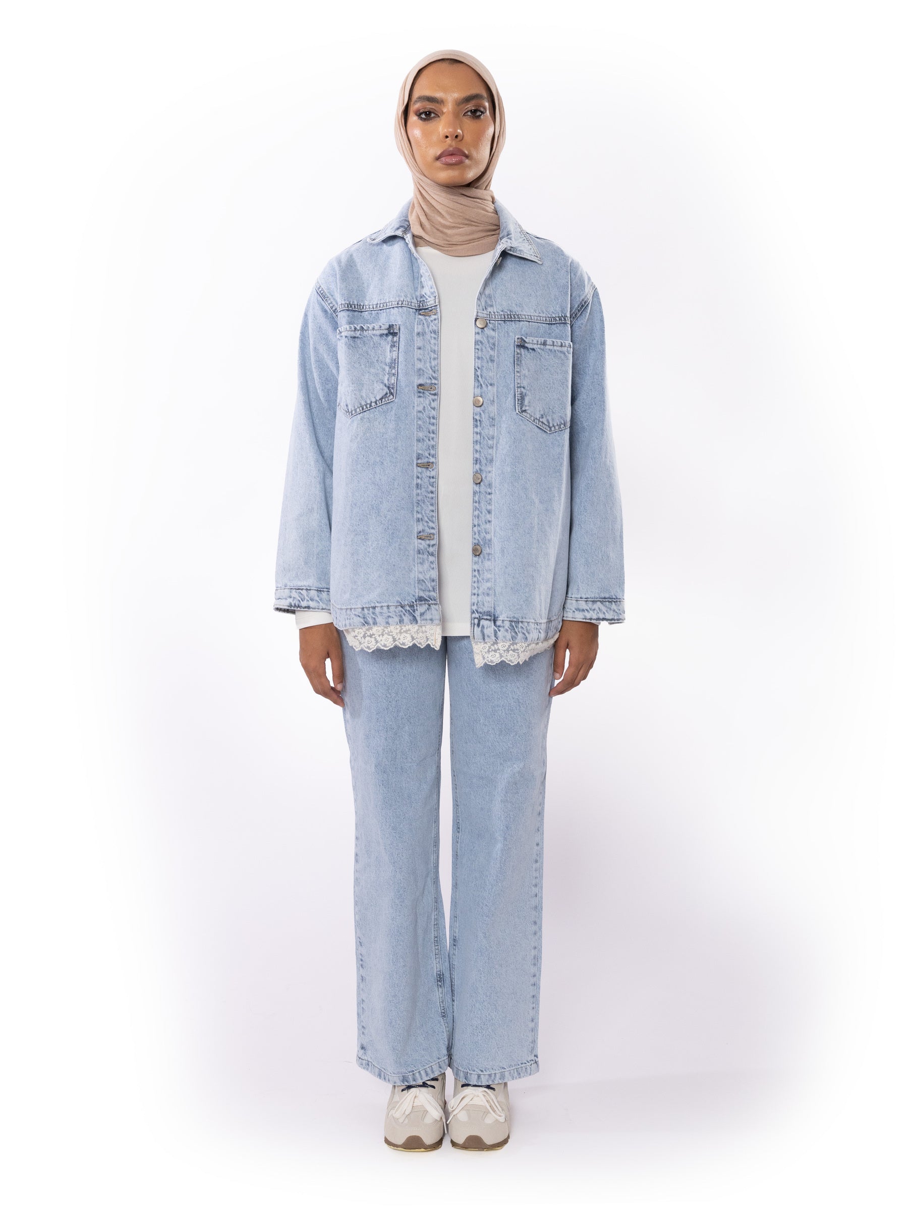 Lace Sky Jeans Jacket