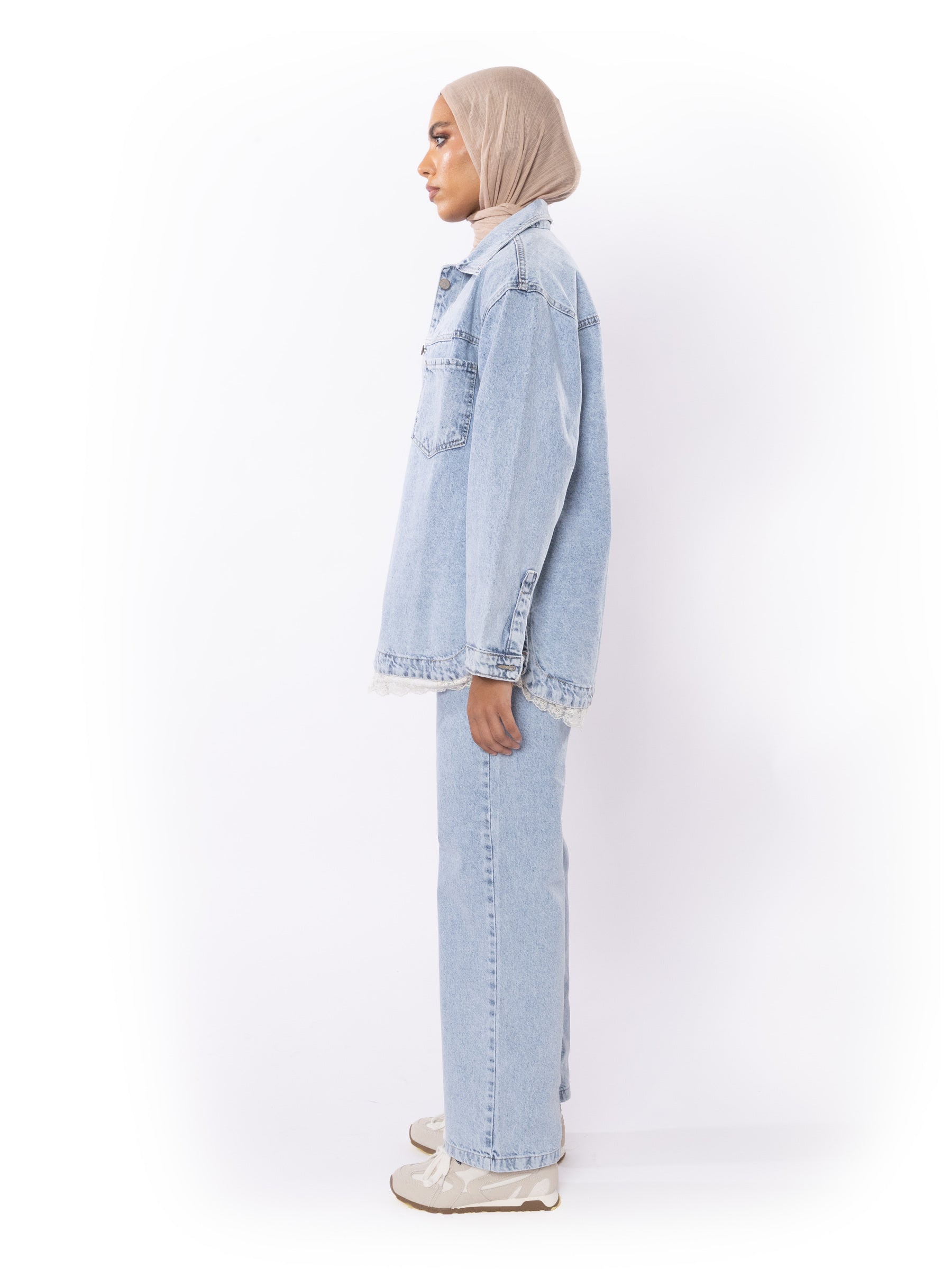 Lace Sky Jeans Jacket