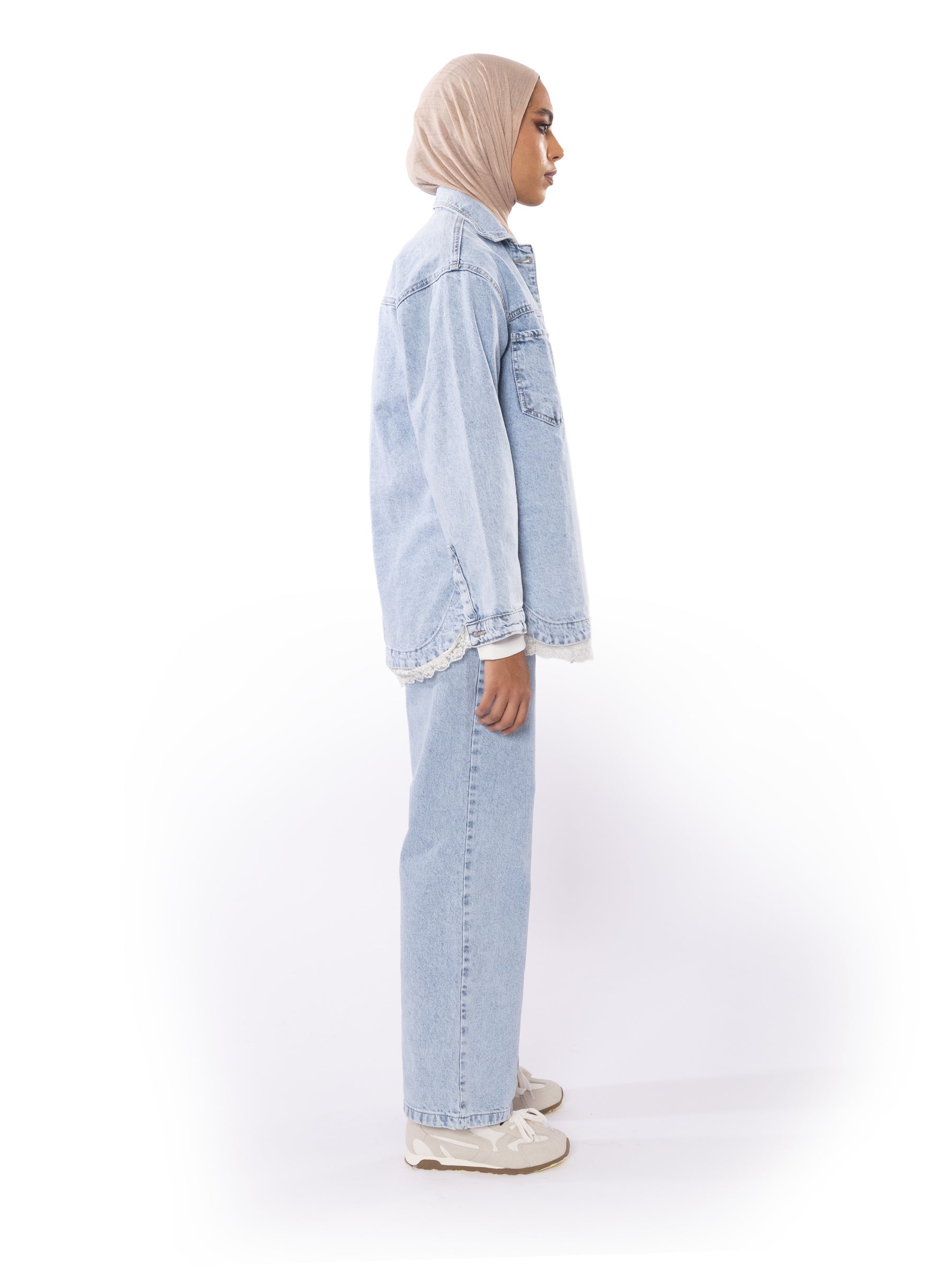Lace Sky Jeans Jacket