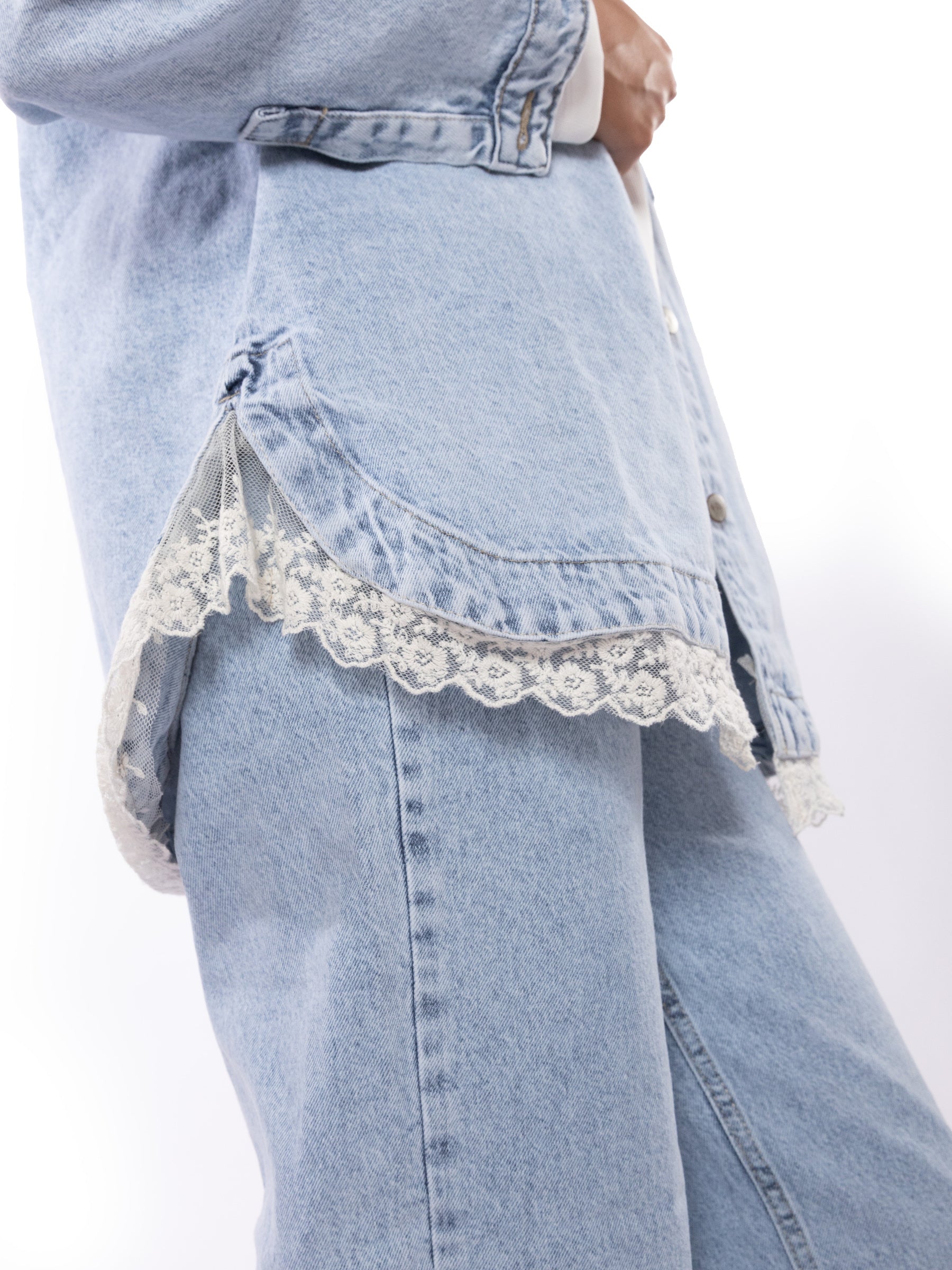 Lace Sky Jeans Jacket