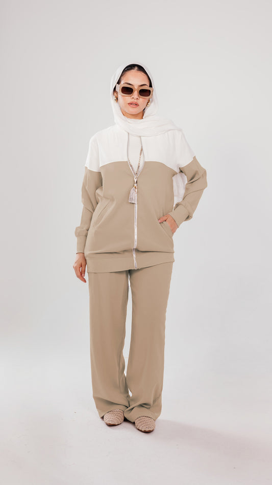 Duo Calm – Taupe Set