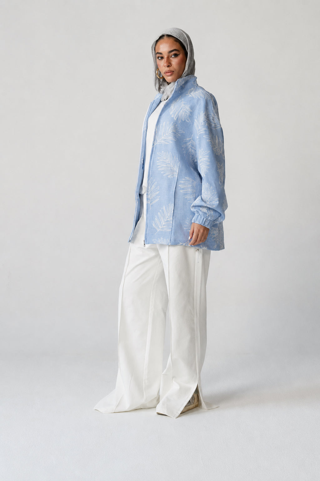 Mist Palm Print Set