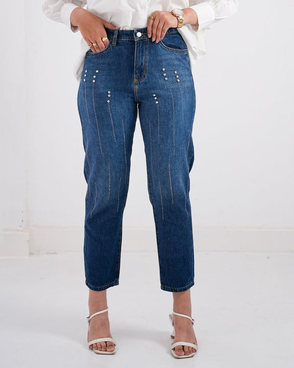 Glimmer Denim Pants