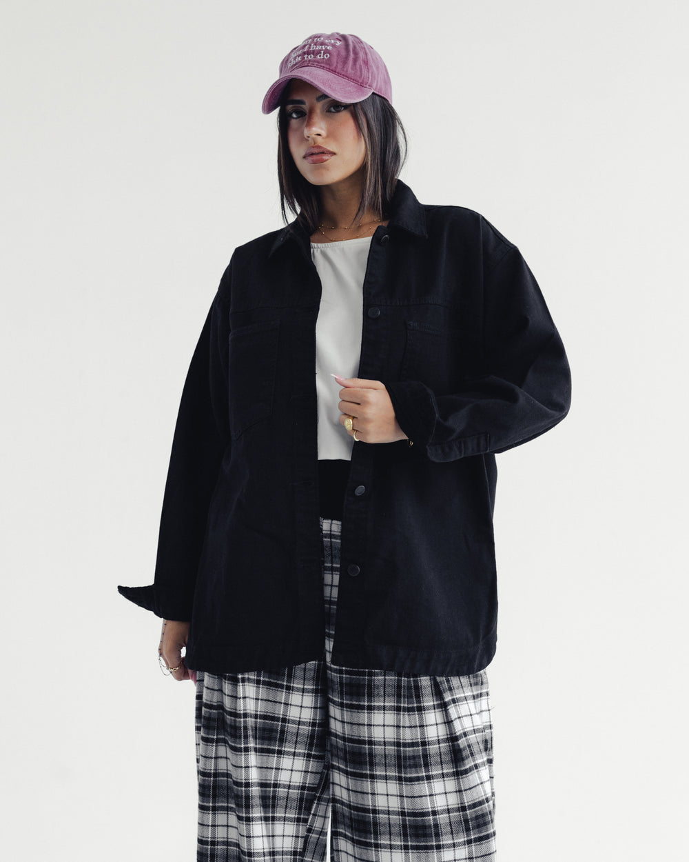 Everyday Denim Jacket in Black