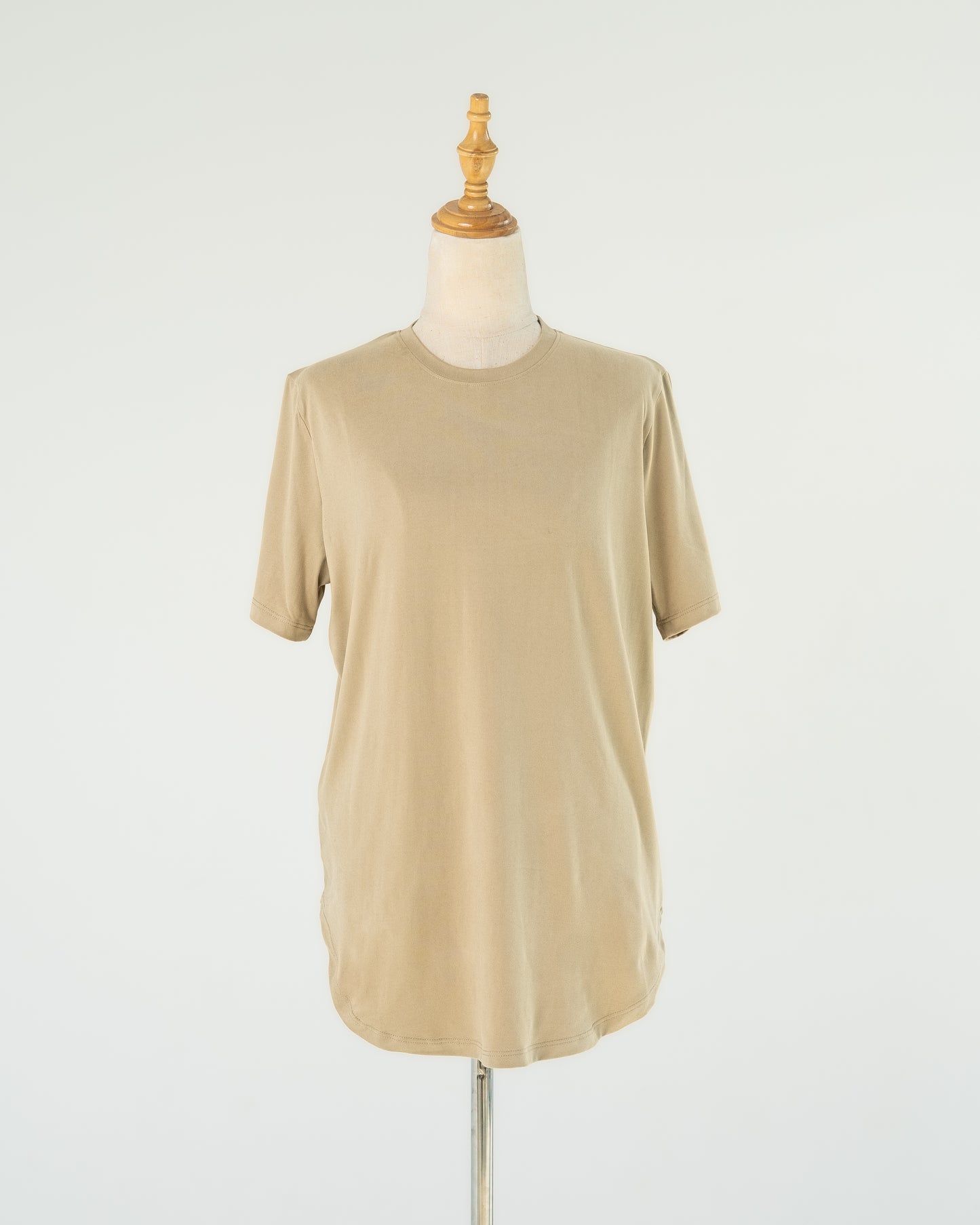 Tan Boxy Tee