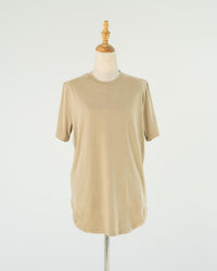 Tan Boxy Tee