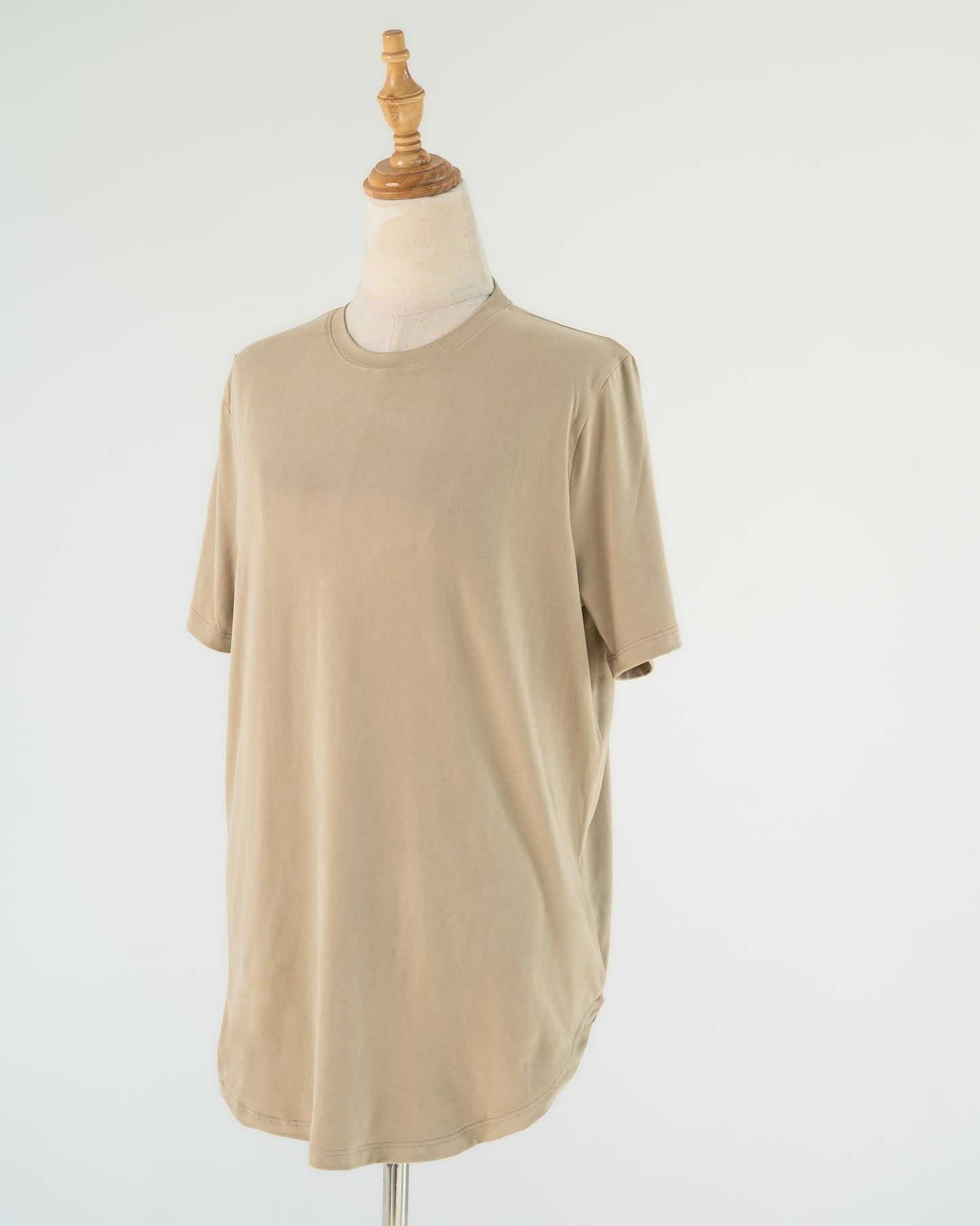Tan Boxy Tee