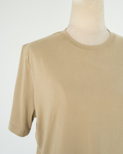 Tan Boxy Tee