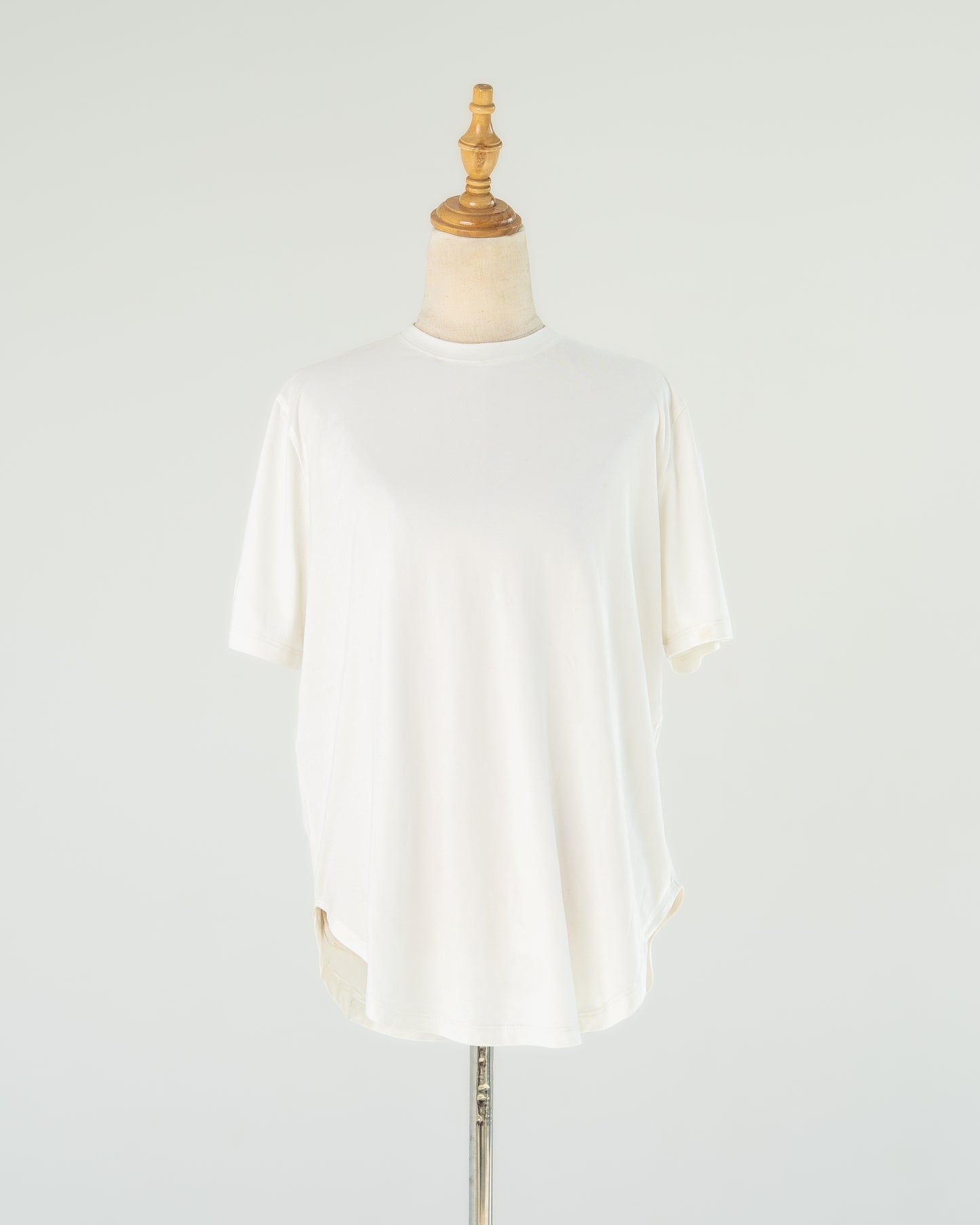 White Boxy Tee
