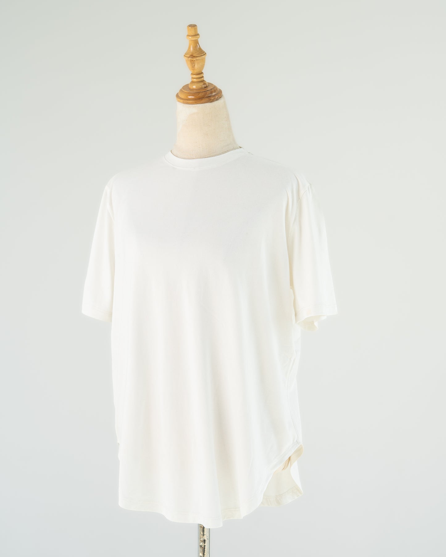 White Boxy Tee