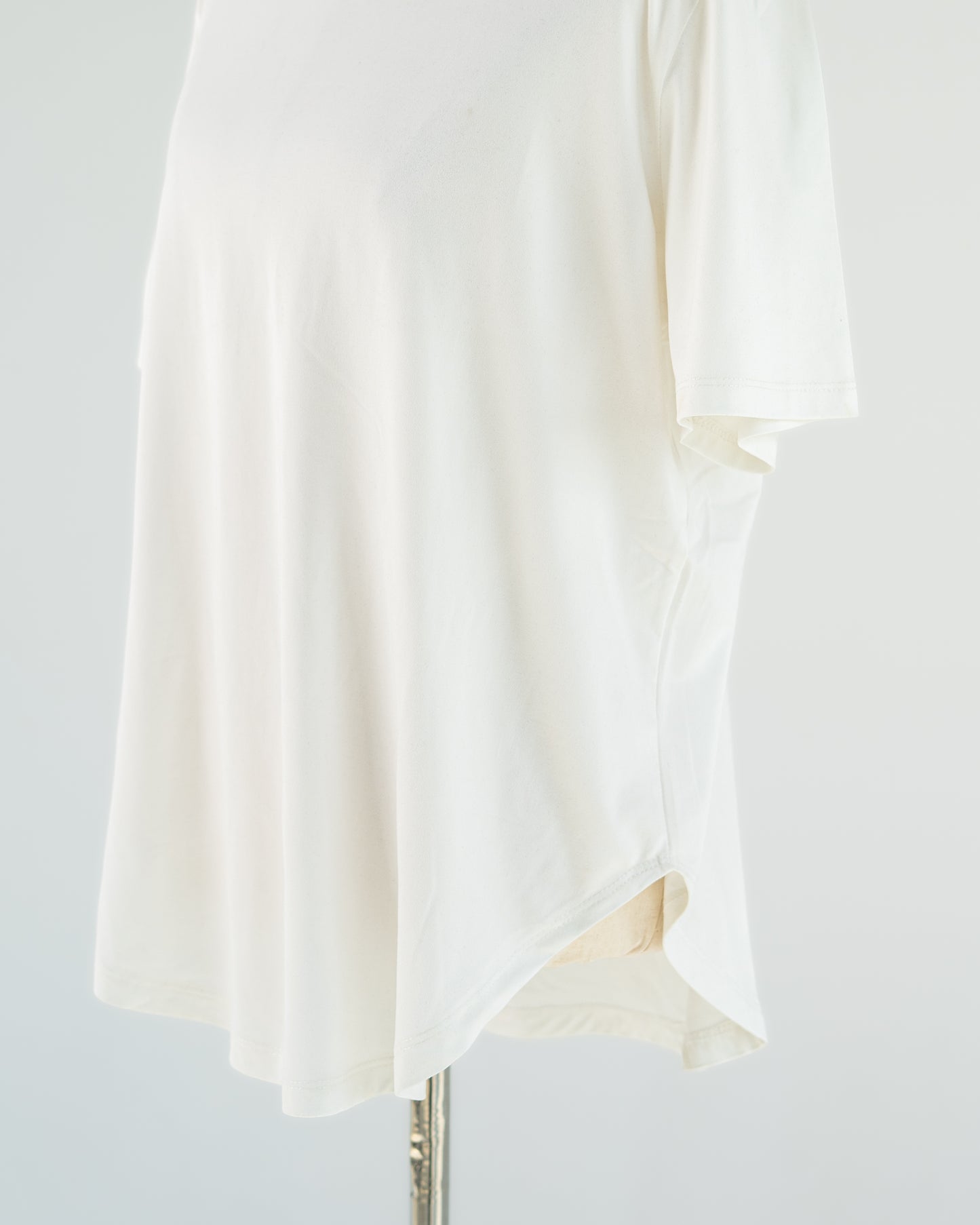 White Boxy Tee