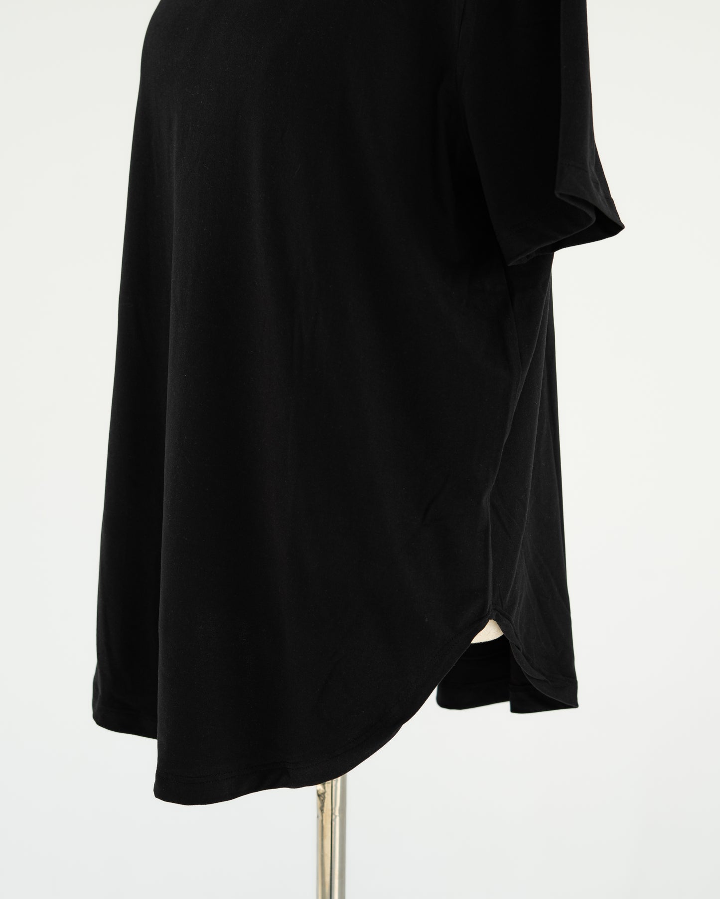 Black Boxy Tee