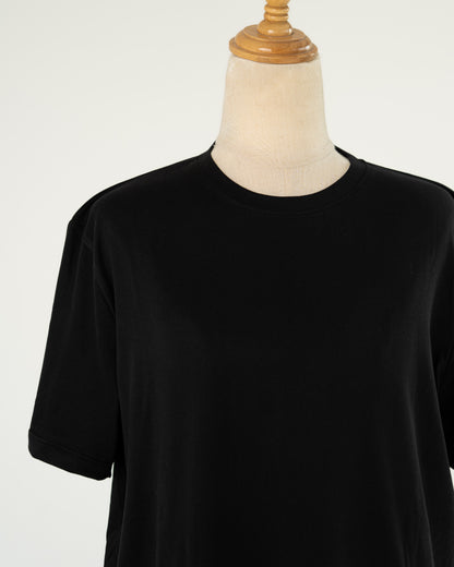 Black Boxy Tee