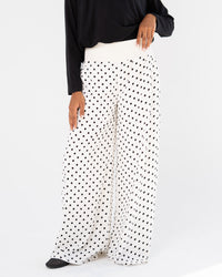 White Polka Dot Pants