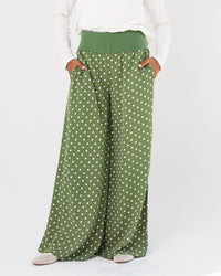 Green Polka Dot Pants
