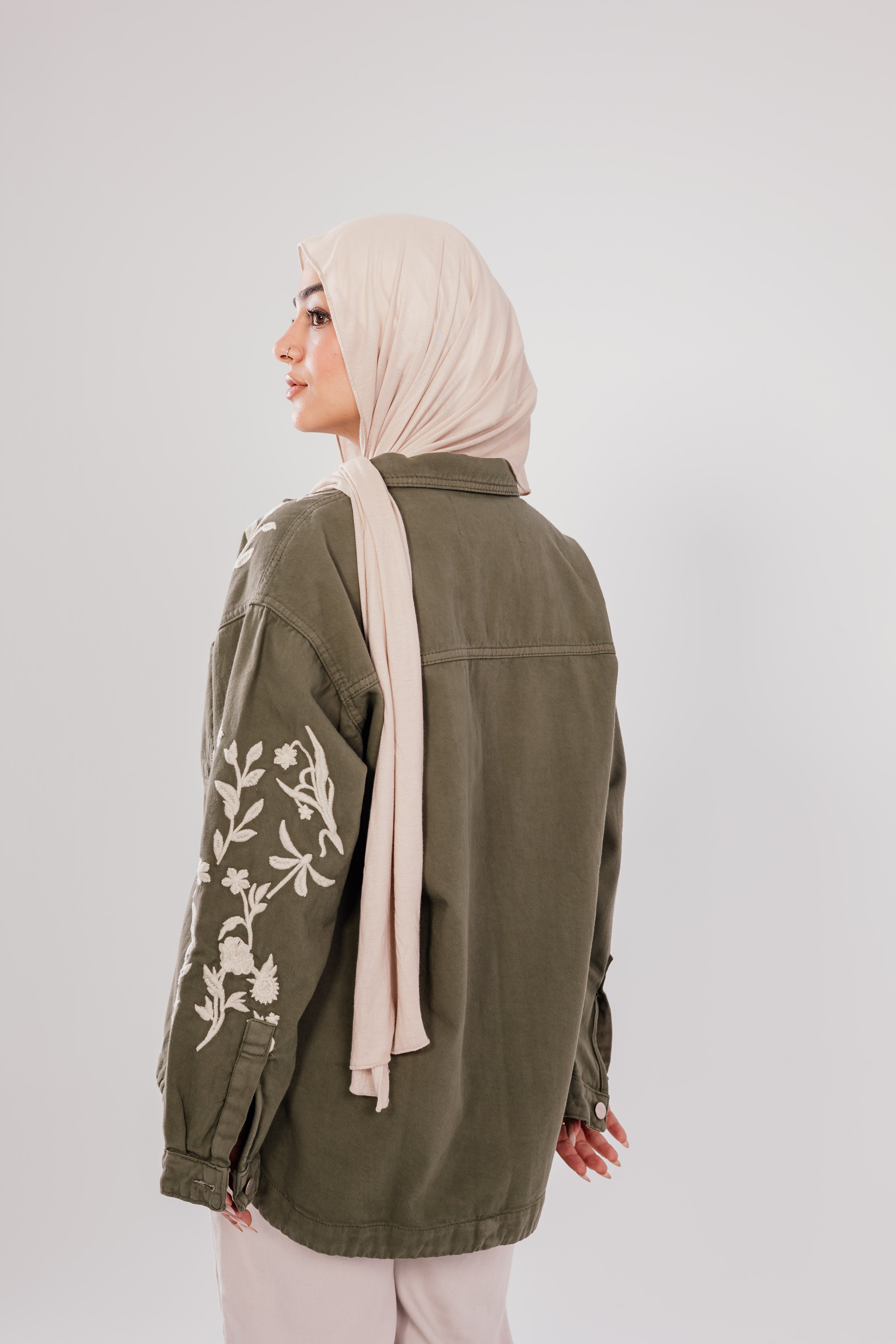 Olive Bloom Jacket