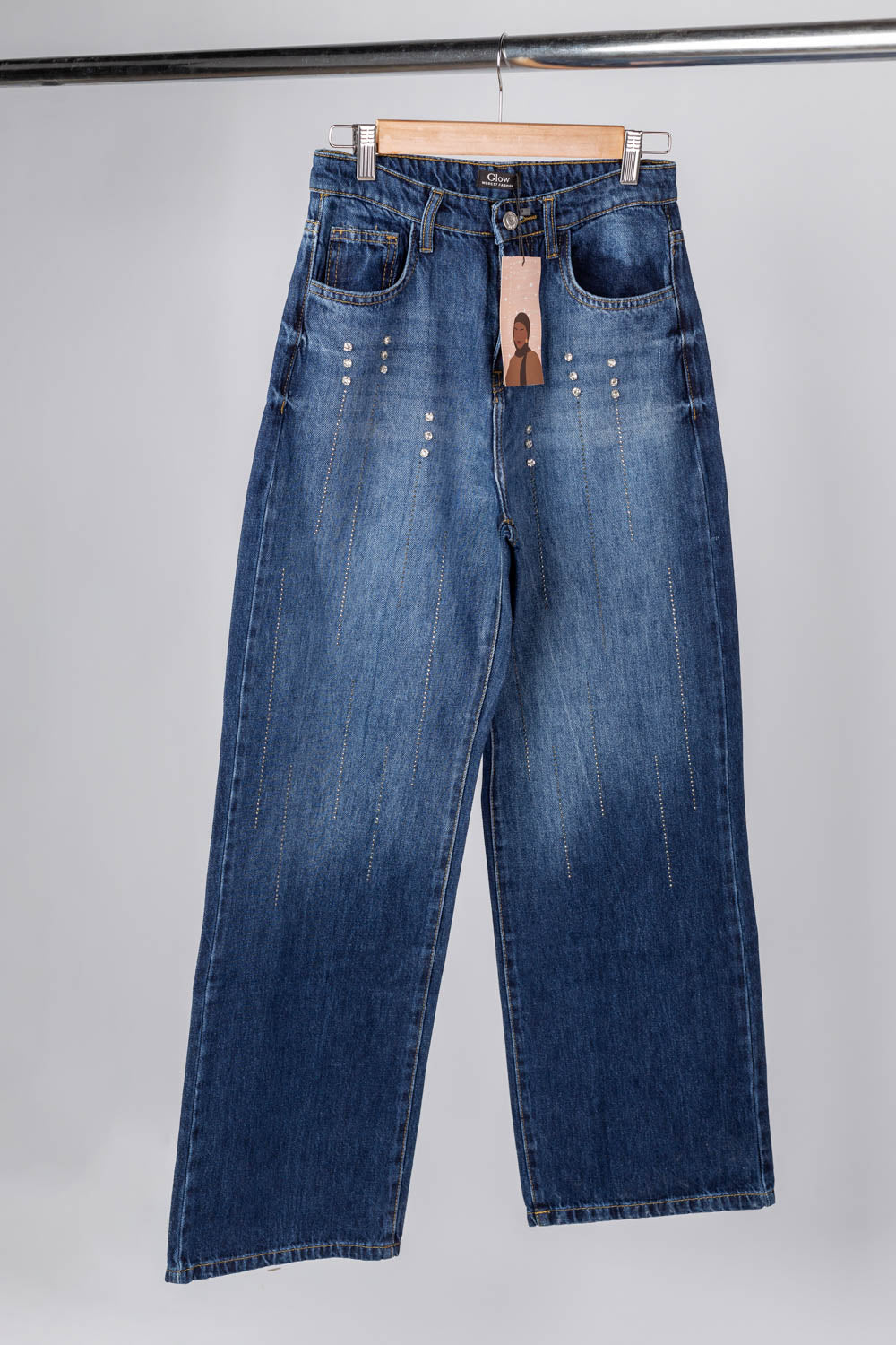 Glimmer Denim Pants