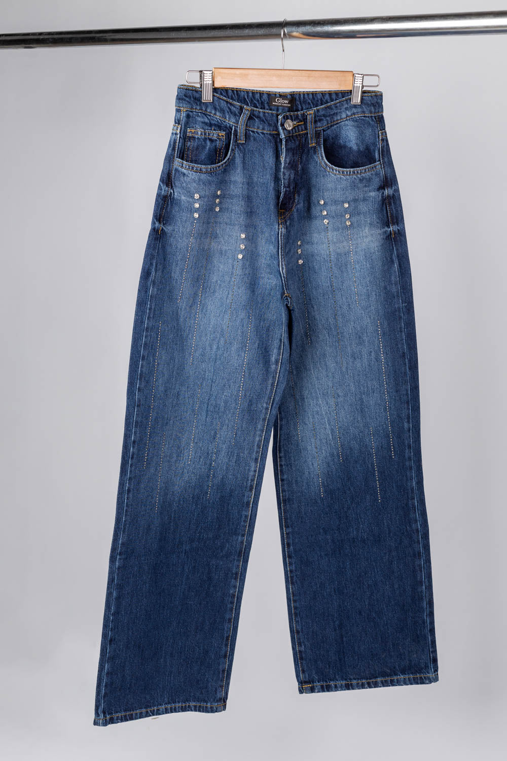 Glimmer Denim Pants