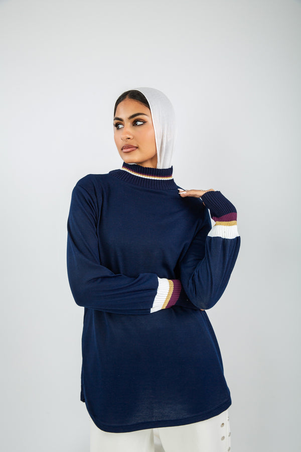 Tricolor Sleeve Top