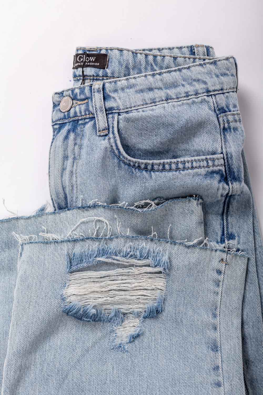 Chunky Denim Pants