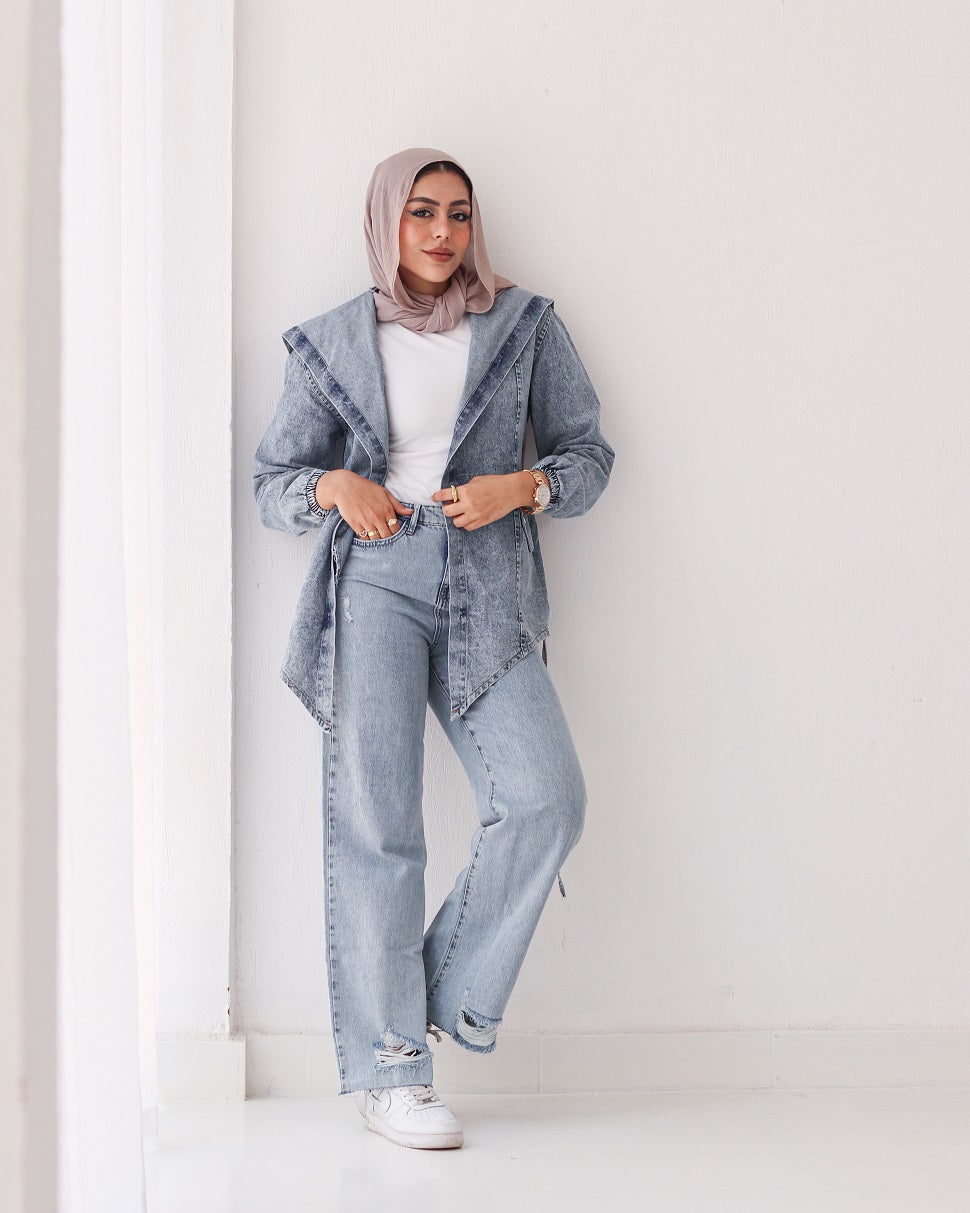 Chunky Denim Pants
