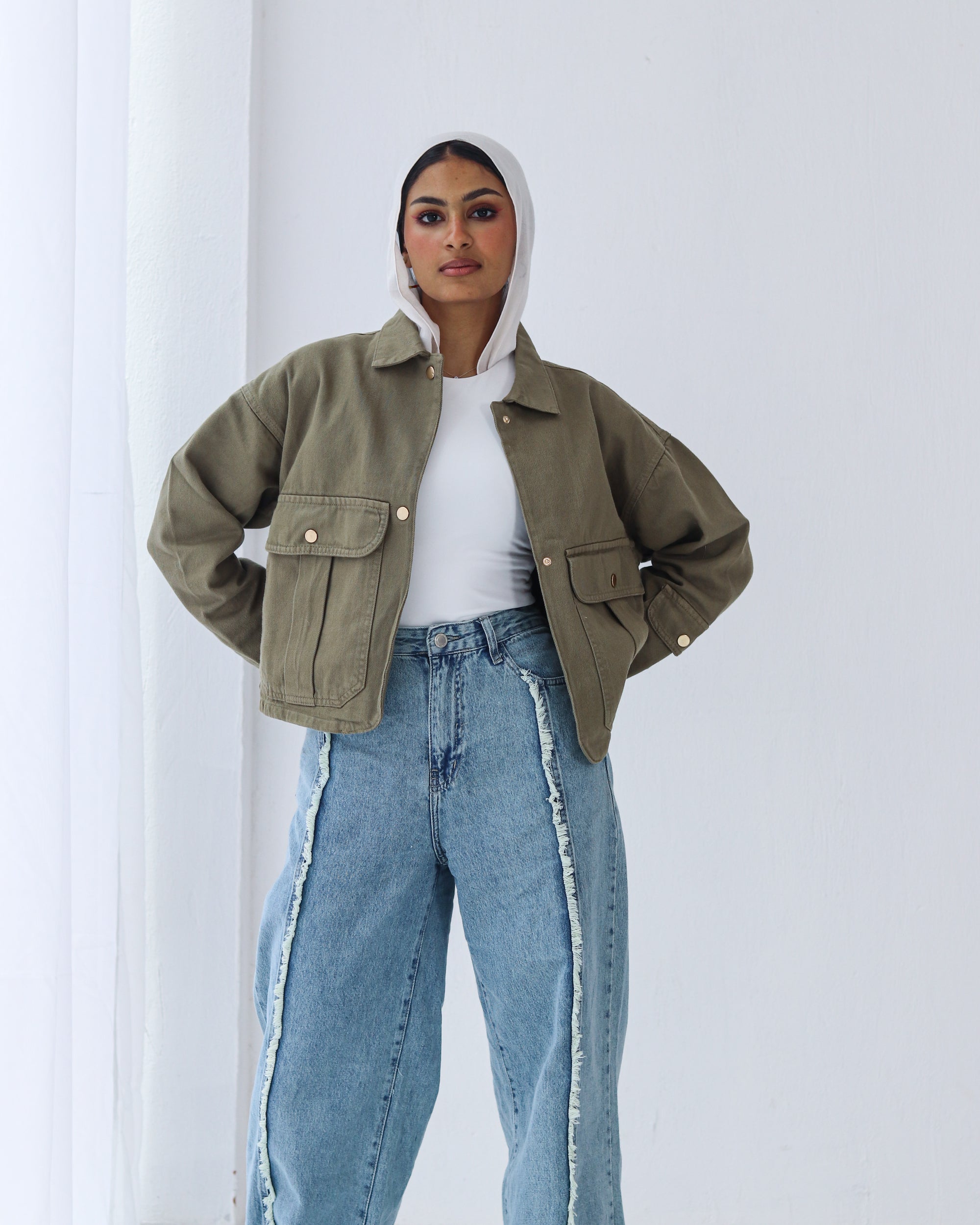 Flowy Denim Pants