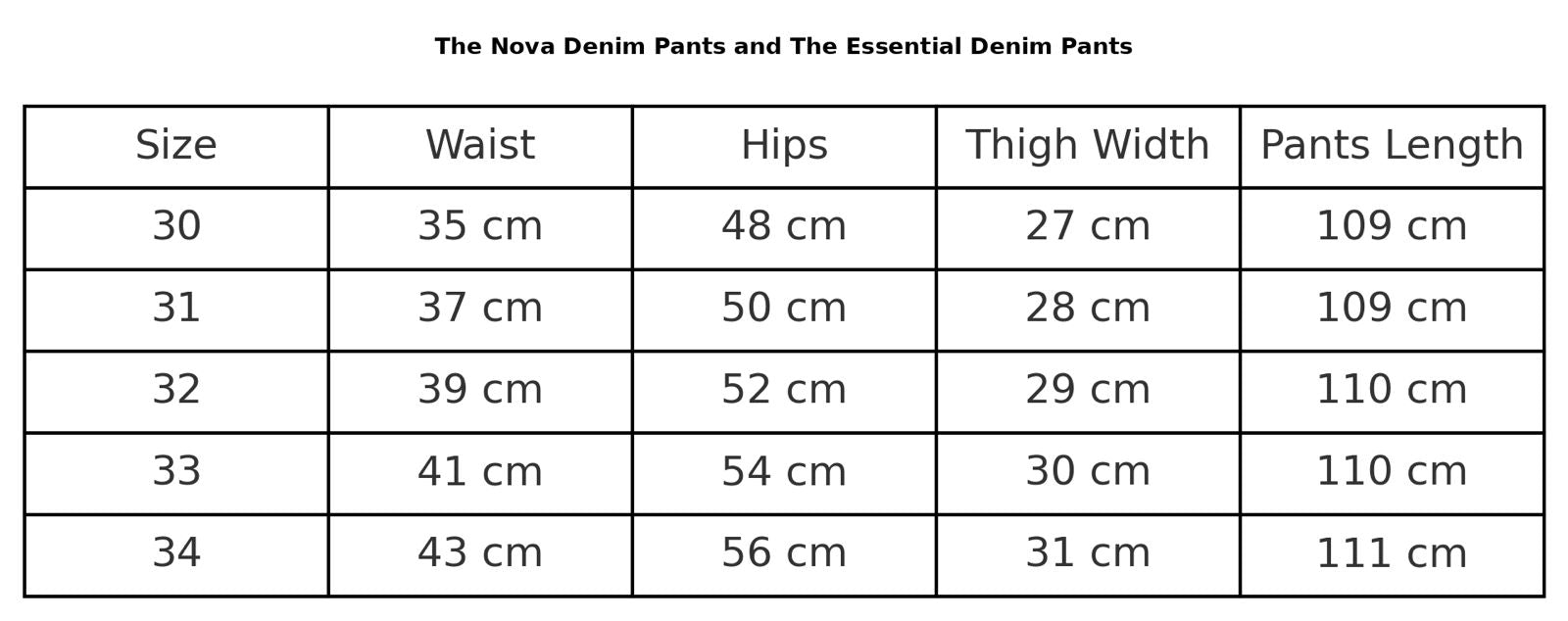 The Nova Denim Pants