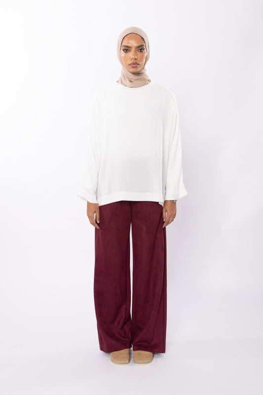 Elevated Velvet Wide Pants - Glow Modest