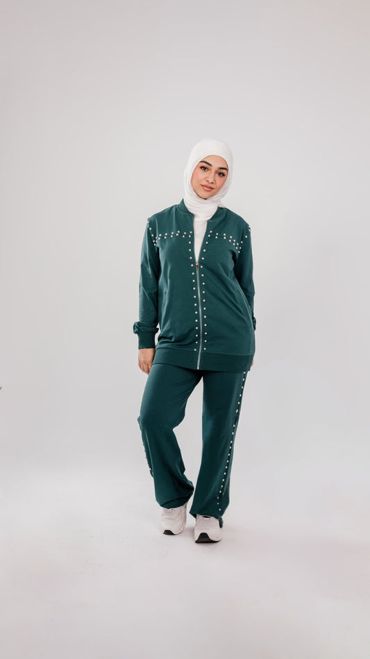 Emerald Studs Set - Glow Modest