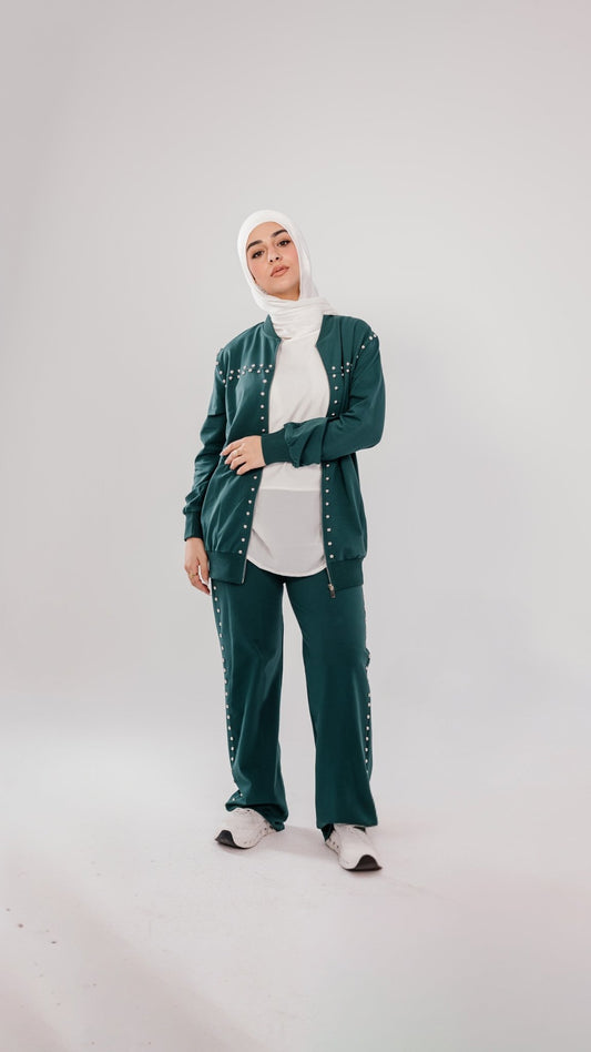 Emerald Studs Set - Glow Modest