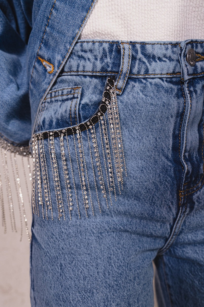 Glity Denim Pants